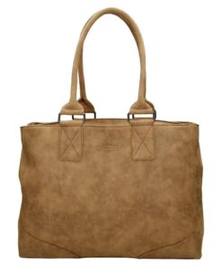 Beagles Alcublas Ladies PU Leather Hand Bag - Light Brown