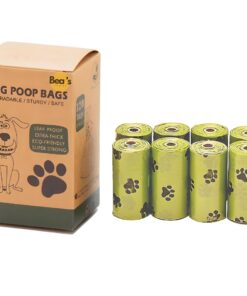 Bea's Choice Eco-Friendly Biodegradable Dog Poop Bags 15 Bags x 8 Rolls