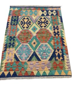 Beautiful Afghan Handmade Chobi Kilim - 138 x 106 cm