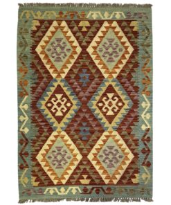 Beautiful Hand Knotted Afghan Kilm Chobi Rug 148 x 102 cm