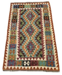 Beautiful Handmade Chobi Kilim Rug / Carpet - 158 x 100 cm