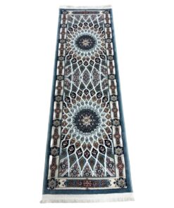Beautiful Persian Sky Blue Rug - 150 x 50 cm