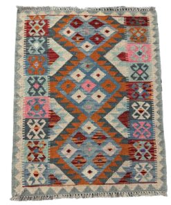 Beautiful Small Afghan Kilim - 107 x 86 CM