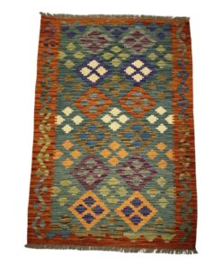 Beautiful Wool Hand Woven 149 x 100cm Kilim Chobi Rug
