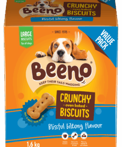 Beeno Large Dog Biscuits Biltong Flavour 1.6 KGM