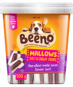 Beeno Mallows Maple Bacon Dog Treats 500g