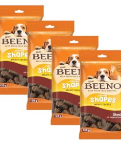 Beeno Shapes With Steak Flavour - 4 x 120g