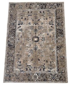Beige Cream Soft Turkish Area Rug - 170 x 120 cm