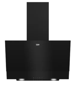 Beko 60cm Black Glass Inclined Hood BHCA62422BBH