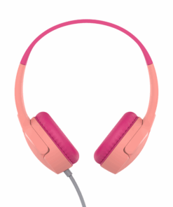 BELKIN SOUNDFORM Mini Wired On-Ear (3.5mm) Headphones for Kids - Pink
