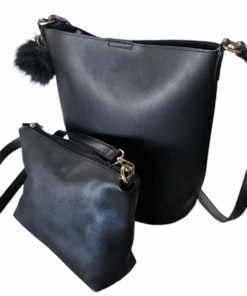 Bella Premium 2 Pieces Handbag Set - Black