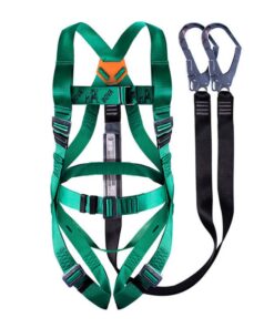 Belted Harness Double Leg Lanyard with Scaffolding Hooks