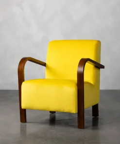 Bentwood Occasional Chair, Yellow