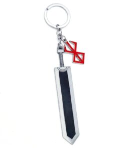Berserk Brand of Sacrifice or Brand of Sacrifice and Sword Metal Keychain - Brand of Sacrifice and Sword
