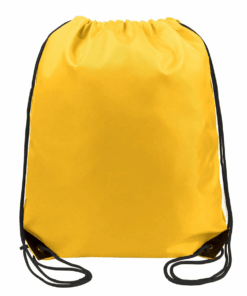 Bestby - Drawstring Backpack for Gym - Outdoor Activity -DIY Bag - 12 Pack - Gold