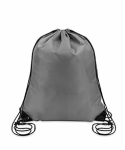 Bestby - Drawstring Backpack for Gym - Outdoor Activity -DIY Bag - 12 Pack - Grey