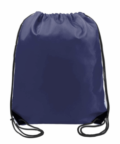 Bestby - Drawstring Backpack for Gym - Outdoor Activity -DIY Bag - 12 Pack - Navy Blue