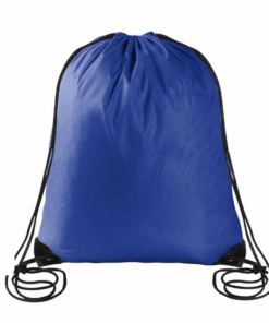 Bestby - Drawstring Backpack for Gym - Outdoor Activity -DIY Bag - 12 Pack - Royal Blue