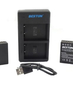 Beston USB Dual Charger and 2 Battery Kit for Fuji NP-W126