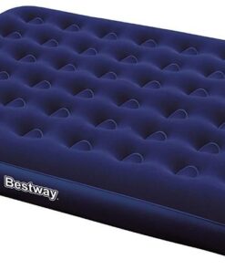 Bestway - Flocked Queen Airbed - Blue