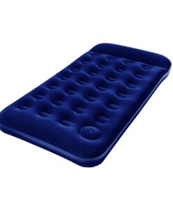 Bestway Flocked Twin Airbed Blue
