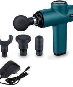 Beurer Massage Gun & 4 Attachments: Rechargeable Deep Tissue Massager MG 99
