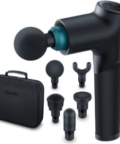 Beurer Massage Gun - 9 Intensity levels, 3 Programs, 5 Attachments: MG 185