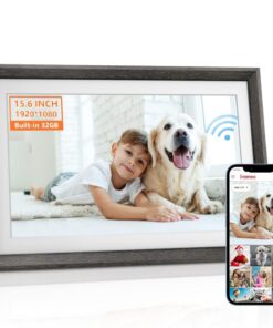BezosMax 15.6-Inch Digital Photo Frame 32GB 2K resolution TouchScreen