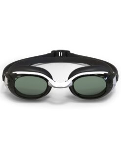 Bfit 500 Adult Swimming Goggles Smoked Lenses - Black / White - Black, White