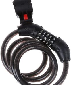 Bicycle Combination Coil Lock with Quick Release