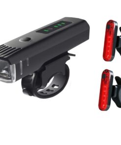 Bicycle Light Front with 2 Back lights - USB Charge