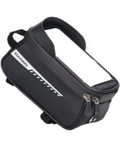 Bicycle Phone Pouch 6.5 Inches - Black