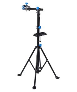 Bicycle Repair and Cleaning Stand - Twist Clamp - Black and Blue