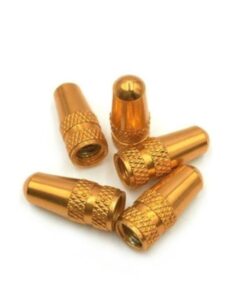 Bicycle Valve Caps 4 pcs GOLD