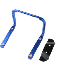 Bicycle Water Bottle Cage Adapter Bike Seat Bag Bracket Stabilizer - Blue