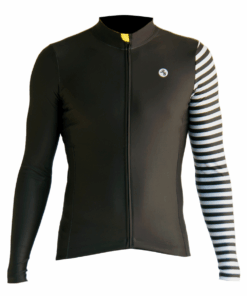 Bicyclegear Unisex Warm Cycling Jersey - Barcode - 2XL