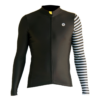 Bicyclegear Unisex Warm Cycling Jersey - Barcode - L