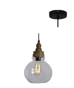 Bijou - Pendant - 190mm - Clear Glass - 2 Pack