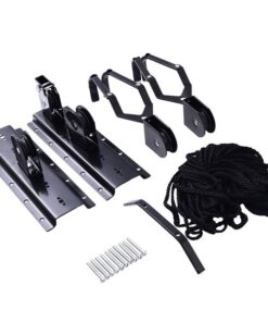 Bike Ceiling Lift Rack with Garage Organization Hoist