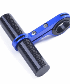 Bike Handlebar Extender for Bicycle Speedometer Headlight GPS Holder Blue