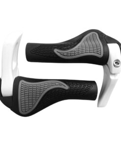 Bike Handlebar Grips Mountain Bicycle Grip End - White