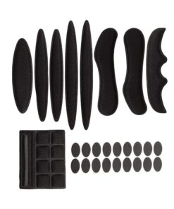 Bike Helmet Padding Kit Universal Bicycle Foam Pad Set Helmet Mats-Black