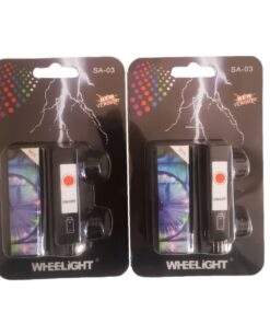 Bike Wheel LED Lights 2 Pack For Night Riding - Battery Operated & Included - Muticolour