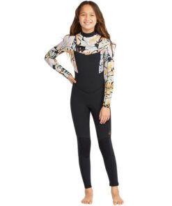 Billabong Girls 4/3mm Salty Dayz Full Wetsuit - Black - 16 years