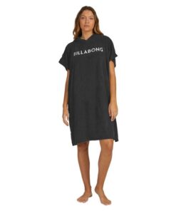 Billabong Ladies Dancer Hooded Towel - Washed Black