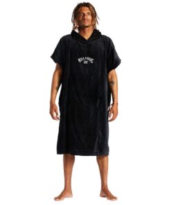 Billabong Mens All Day Hooded Towel - Black