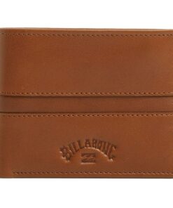 Billabong Mens Boundary Wallet - Tan Grain