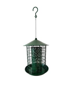 Bird Feed Hanging Wild Bird Seed Feeder for Garden Yard - Green