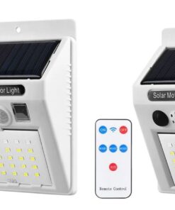 BK Solar Remote Controlled Outdoor Light With Alarm - 2 Pack - BK666