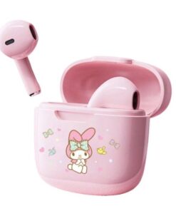 BL22B - Wireless Hi-Fi Earbuds With Cartoon Themed Charging Case - Pink